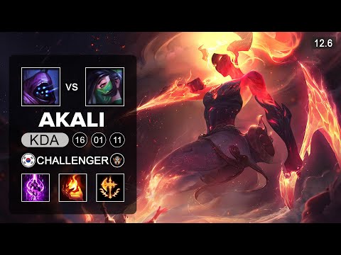 Akali vs Jax Top - KR Challenger - Season 12 Patch 12.6