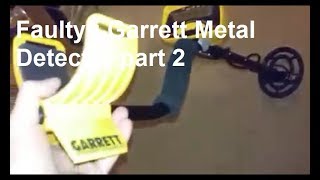 Faulty Garrett Metal Detector Fix Part 2