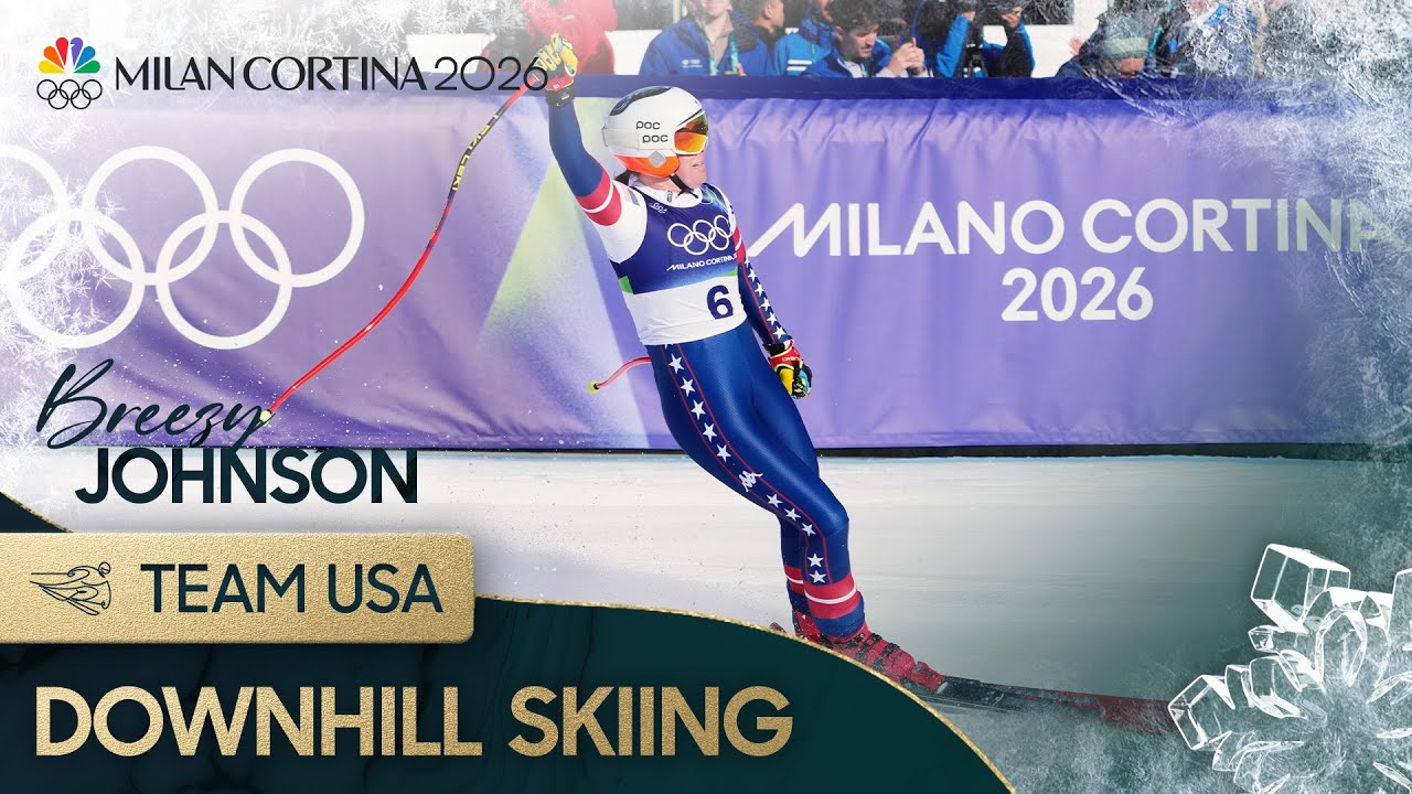 Breezy Johnson speeds to downhill title for FIRST U.S. gold at 2026 Winter Olympics | NBC Sports