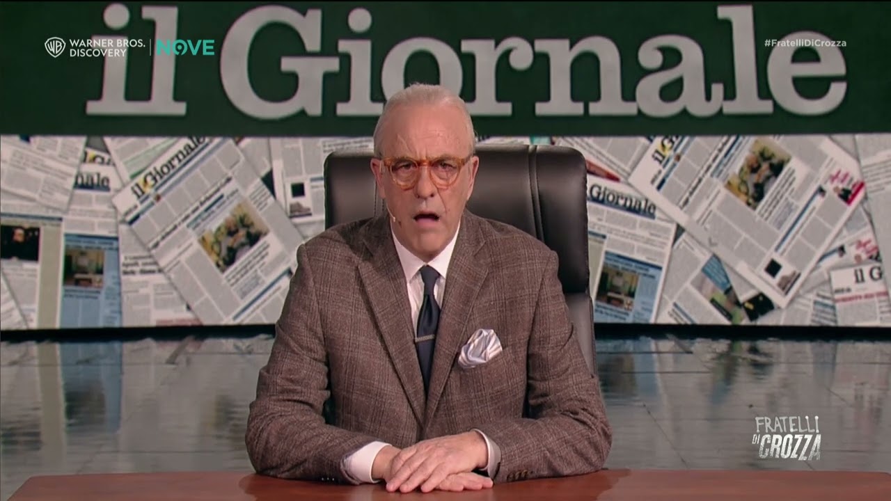 Crozza Feltri "Che me ne fotte dell'Iran, è angosciante che Sal Da Vinci abbia vinto Sanremo"