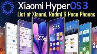 HyperOS 3 Update எந்த Xiaomi, Redmi, Poco Phones-கு கிடைக்கும் ✨ List of Phones getting HyperOS 3 😎