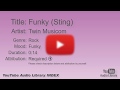 Funky Sting Twin Musicom Rock Funky YouTube Audio Library BGM