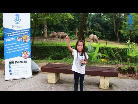 Kids Brand Ambassador | Kids Public Speaking | Johan Speaking Academy | Zoo Negara - Nadhirah