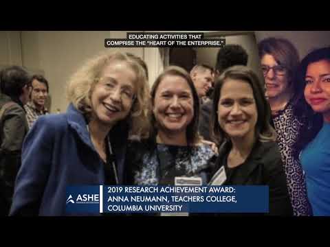2019 ASHE Research Achievement Award: Anna Neumann