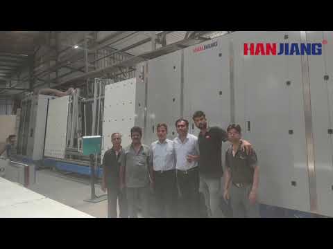 HANJIANG  IG LINE IN PUNE, INDIA-  INSULATED GLASS PROCESSING MACHINE