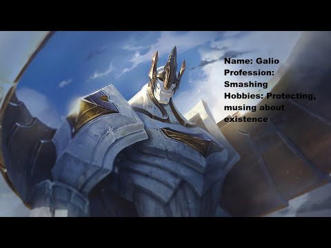 Season 11 Galio is broken beyond repair.