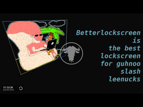 betterlockscreen is the best minimal lockscreen