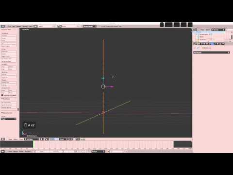 Blender 2.6 Setting up Spline IK