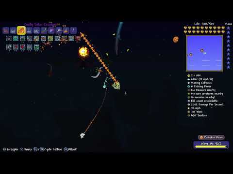 Pumpkin moon fight with phantasm/vortex beater