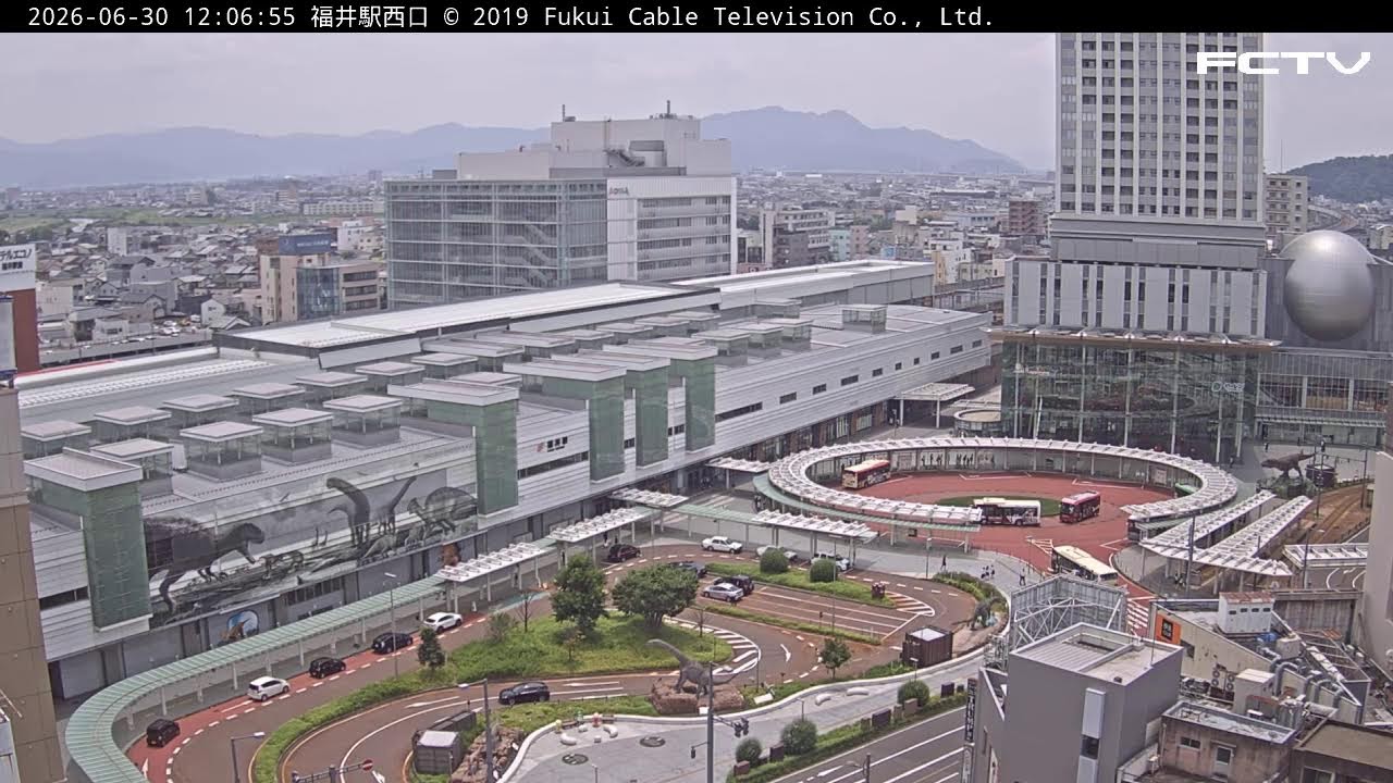 Live webcam view of Station West Exit & Bus Rotary