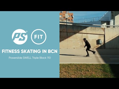 Powerslide Swell Triple Black 110 Fitness skates in Barcelona