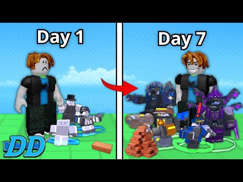 I Spent A Week In Roblox Dummy Defense