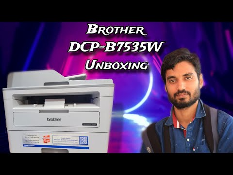 Brother DCP-B7535DW Unboxing | Studio Samrat |