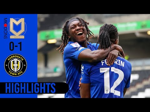 MK Dons 0-1 Harrogate Town highlights
