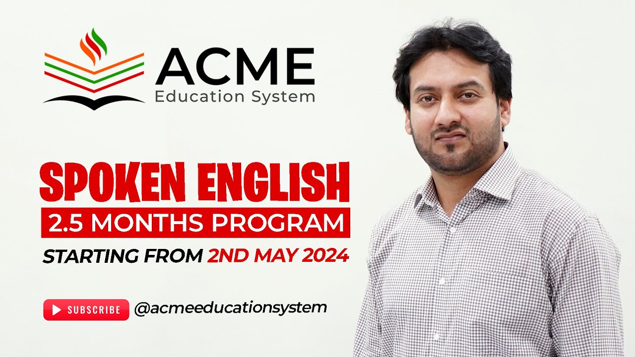 English Language Course | 2.5 Months Program | Acme Education System