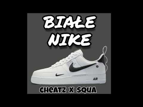 Cheatz x Squa - Białe Nike