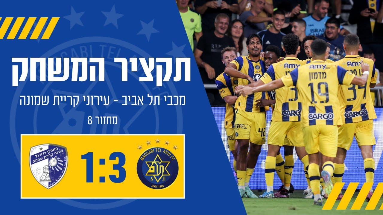 מכבי תל אביב - עירוני קריית שמונה | מחזור 8 | ליגת העל