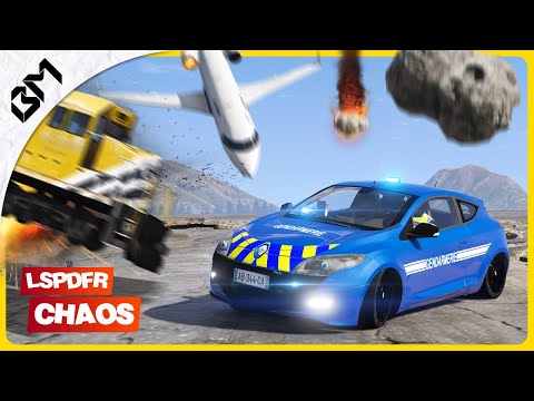GTA 5 - LSPDFR CHAOS - Gendarmerie E.R.I - Vous contrôlez ma patrouille (et ca fini mal)