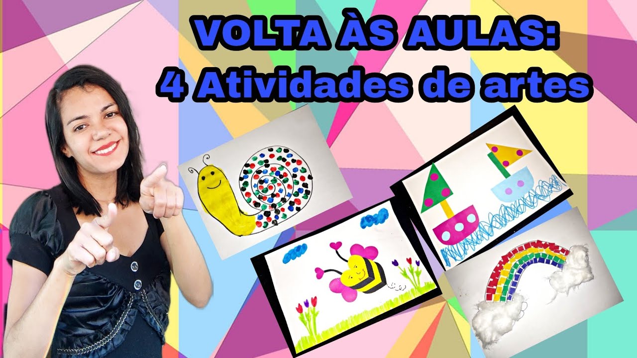 Watch Now 4 Atividades de artes para o volta as aulas educação infantil e ensino fundamental 4 Atividades de artes para o volta as aulas educação infantil e ensino fundamental