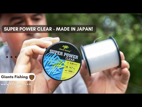 GIANTS FISHING - Vlasec Super Power Clear 0,28 mm 10,8 kg 1000 m