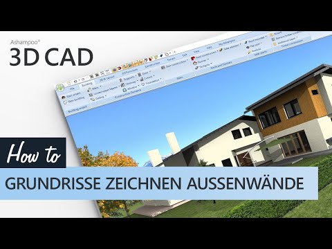 Ashampoo 3D CAD - Grundrisse zeichnen für Außenwände