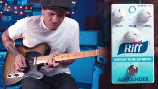 Video thumbnail for Alexander RIFF Instant Tone Sanitizer - preamp boost pedal by R.J. Ronquillo