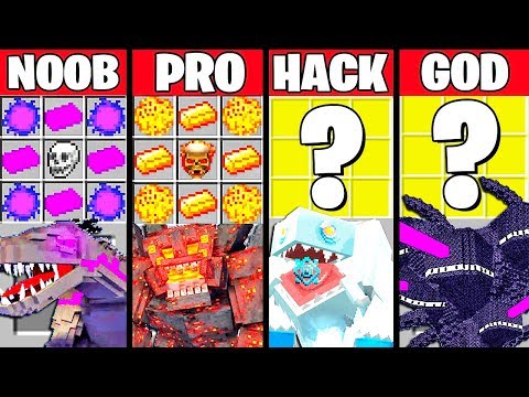Minecraft Battle: SECRET BOSS CRAFTING CHALLENGE - NOOB vs PRO vs HACKER vs GOD ~ Funny Animation