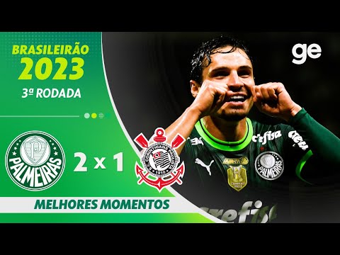 Gols e lances de Palmeiras x Corinthians