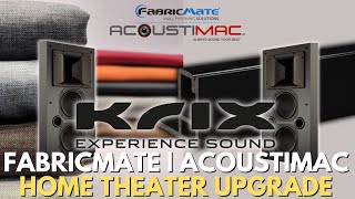 Home Theater Makeover Part 3: Fabricmate, Acoustimac & KRIX!