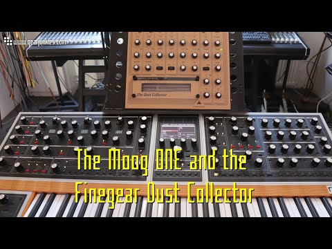 The Moog One and the Finegear Dust Collector