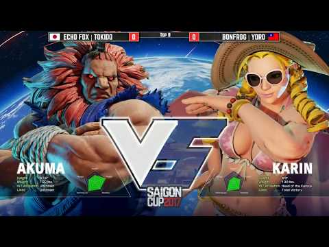 Saigon Cup 2017 - SFV TOP 8 Winners - Tokido (Akuma) vs. Yoro (Karin)