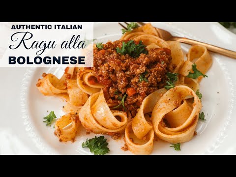 Authentic Italian Ragu alla Bolognese