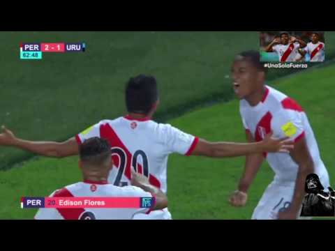 Edison Flores vs Uruguay Eliminatorias Rusia 2018