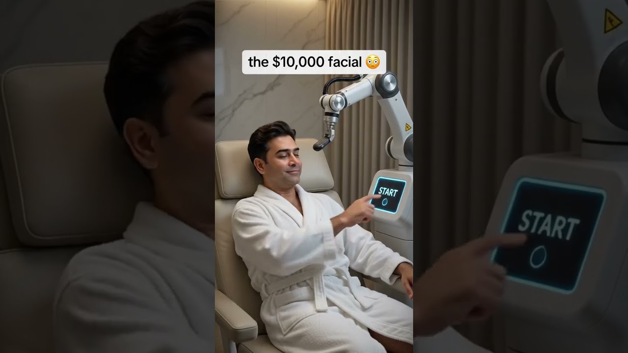 $1 Facial vs a $10,000 Facial. Guess Which One Took My Whole Eyebrow. 🧖🪮💀