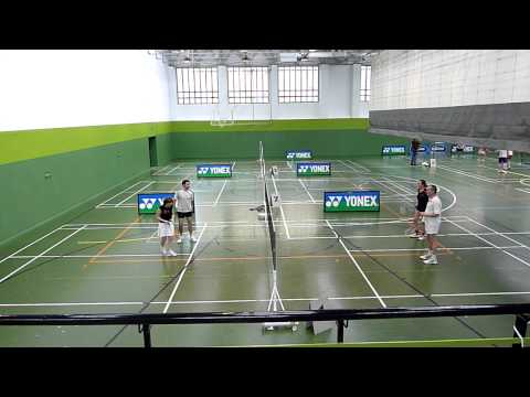 Badminton Dlobles Mixto 1º set.MTS