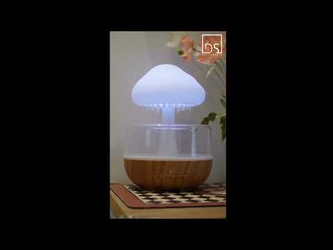 Rain Cloud Humidifier Water Drip- Mushroom Humidifier Waterfall Lamp (Diffuser)