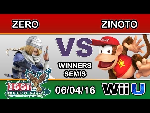 2GGT: Mexico Saga - TSM | ZeRo (Sheik) Vs. Pulse | Zinoto (Diddy Kong) Winners Semis - Smash Wii U