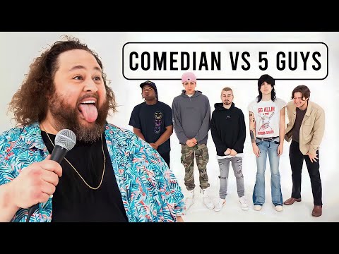 5 Guys Try Not To Laugh Vs Professional Comedian