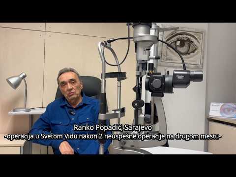 Iskustvo pacijenta nakon 2 neuspešne operacije na drugom mestu, kome je vraćen vid u Svetom Vidu