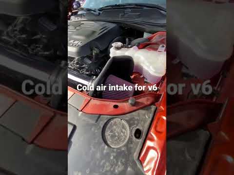 K&N cold air intake for v6 #dodge #dodgechallenger #gt #v6 #coldairintake #k&n #shorts
