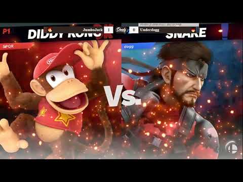 DDD 19 SSBU Winners Quarters - JumboJack (Diddy Kong) vs Underdogg (Snake)