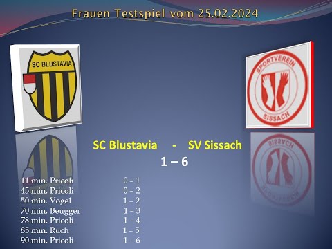 Frauen Testspiel SC Blustavia - SV Sissach