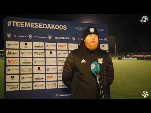 32. voor 2020: Maardu Linnameeskond - Pärnu JK Vaprus 2:1 (0:1) Mark Kolk intervjuu