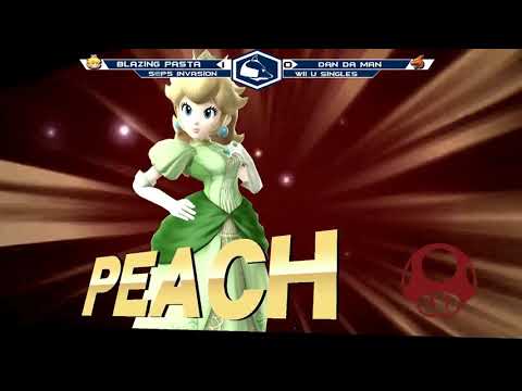 The Invasion Wii U Singles - Blazing Pasta(Peach) vs DanTheMan(Charizard) - Pools