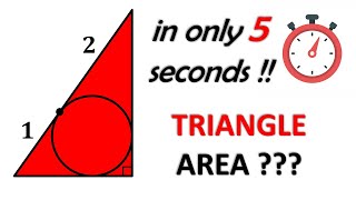 97% Fail to Solve This Triangle Area Puzzle in 5 Seconds! Can You?