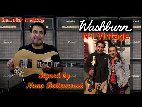 Washburn N4 Vintage USA Model - Signed by Nuno Bettencourt - Demo/Review #washburnguitars