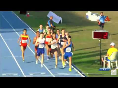 1500m run  Heat 1 European Youth Track Championship U18