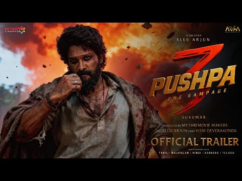Pushpa 3 : The Rampage - Official Trailer | Allu Arjun | Vijay Deverakonda | Rashmika | Ai trailer 