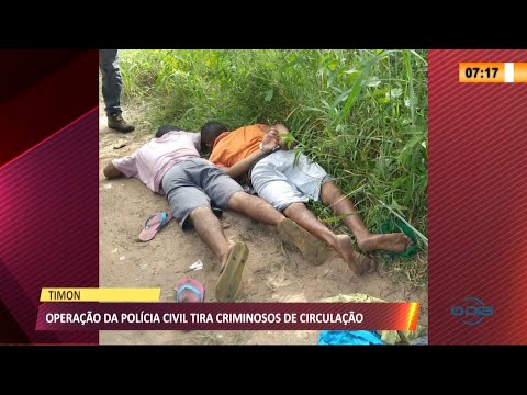 Dois jovens são presos praticando assaltos em Timon 03 05 2021