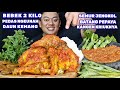 KACIDA NIKMAT ️ MAKAN 1 EKOR BEBEK PEDAS LALAPAN BATANG PEPAYA MENTAH SAMBEL TERASI JENGKOL SEMUR